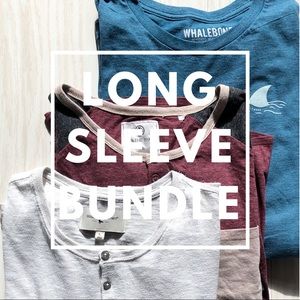 3 Surf Long Sleeves + 1 Great Price + XL/L